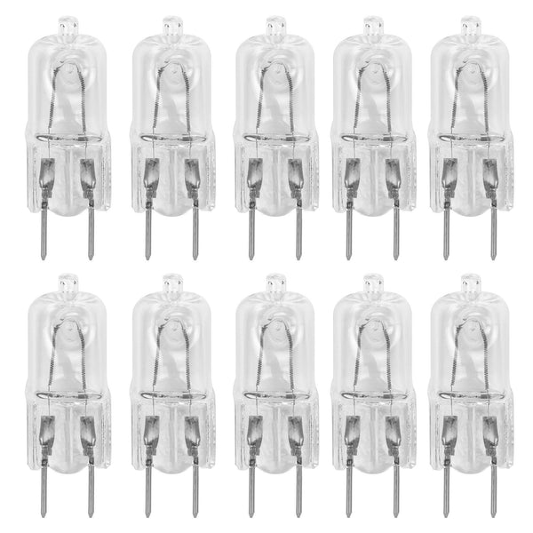 12Vmonster 10 Pack G8 20watt 120V Halogen Light Bulbs JCD Type 110V 130V 20W T4