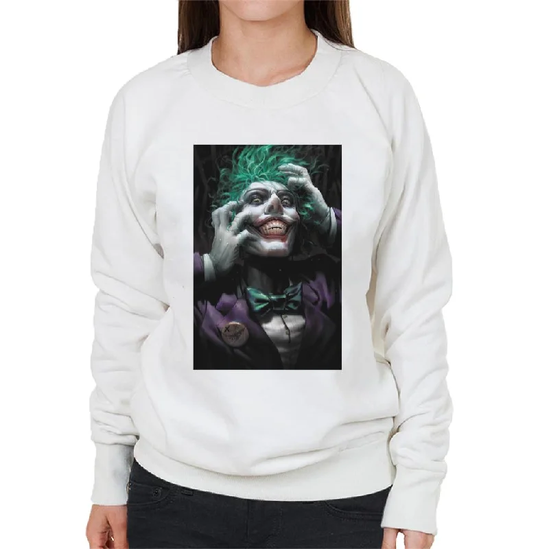 Batman Halloween Joker Dceased Madness Women's Sweatshirt Soft Sweatshirts with Logo