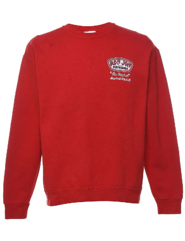 Ron Jon Surf Boards Printed Sweatshirt - M Chic Hoodie Sweatshirt