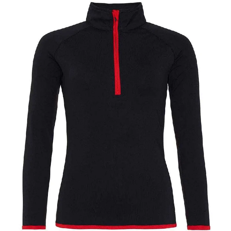 Jet Black-Fire Red
