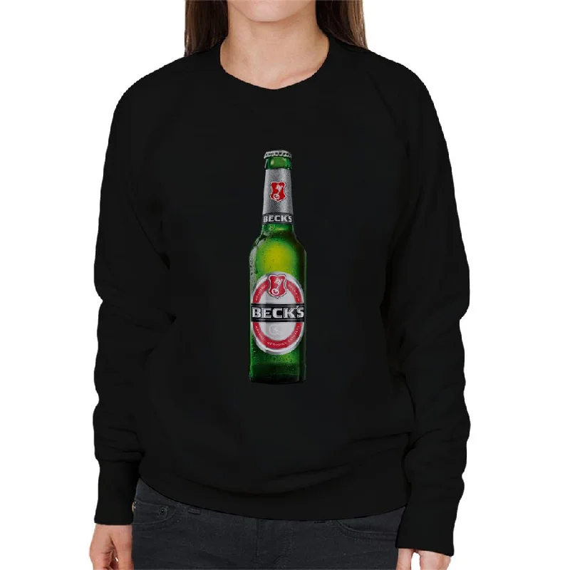 Beck's Bottle Women's Sweatshirt Classic Zip Hoodie