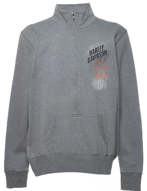 Harley Davidson Track Top - XL Printed Sweatshirt Hoodie