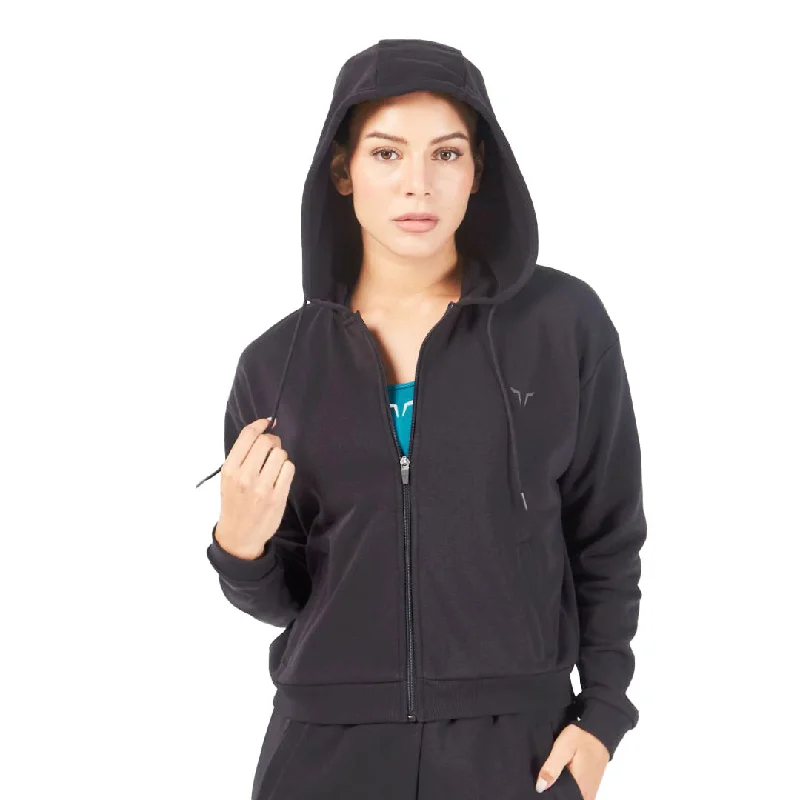 Essential Relaxed Zip Up Sweatshirt Casual Graphic Hoodies