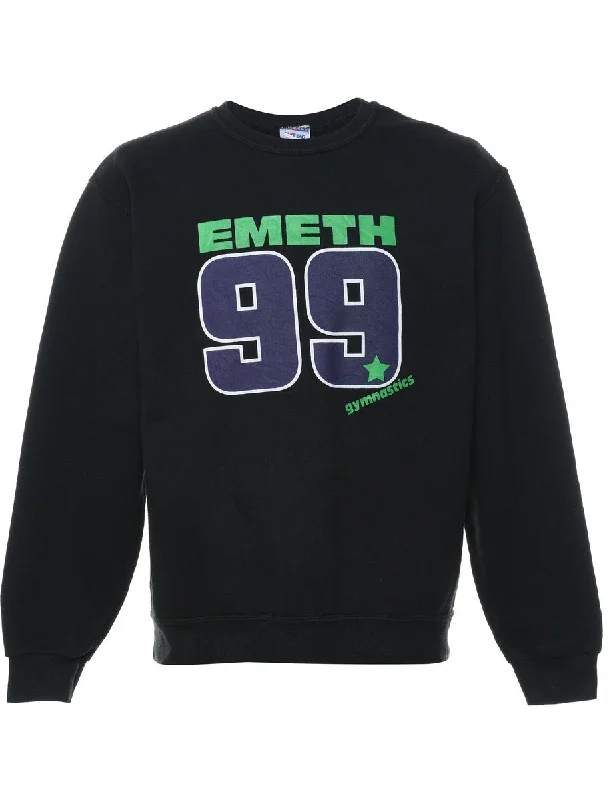 Emeth Printed Sweatshirt - M Women’s Pullover Hoodie