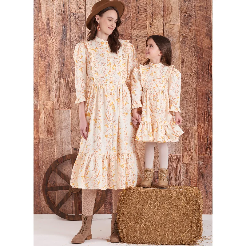 Simplicity Women/Child Dresses S9653 Stylish unclassified dresses