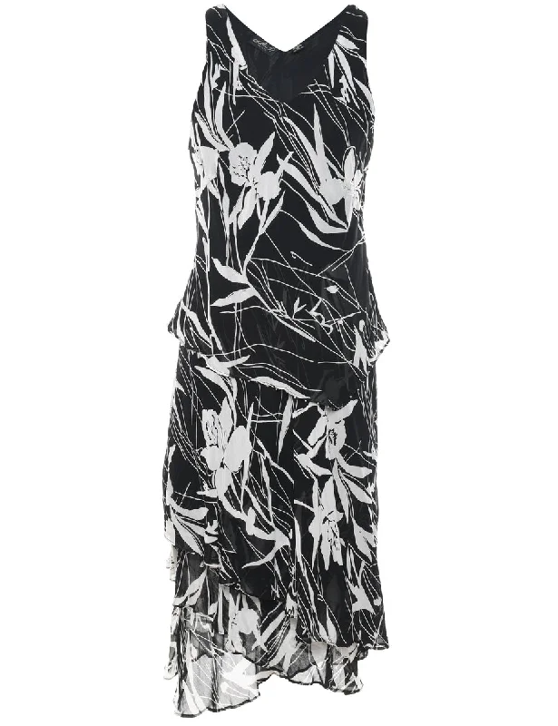 Floral Print Dress - M Luxury unclassified dresses