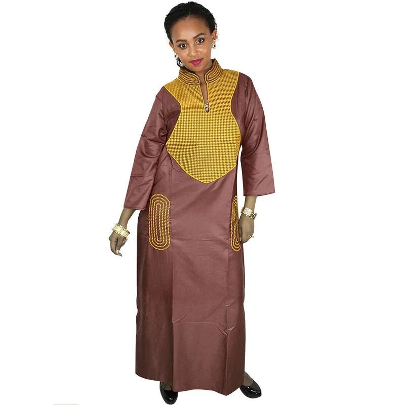 African Dress For Woman Soft Material Big Embroidery Design Long Dress Without Scarf High-end unclassified dresses African Dress For Woman Soft Material Big Embroidery Design Long Dress Without Scarf High-end unclassified dresses