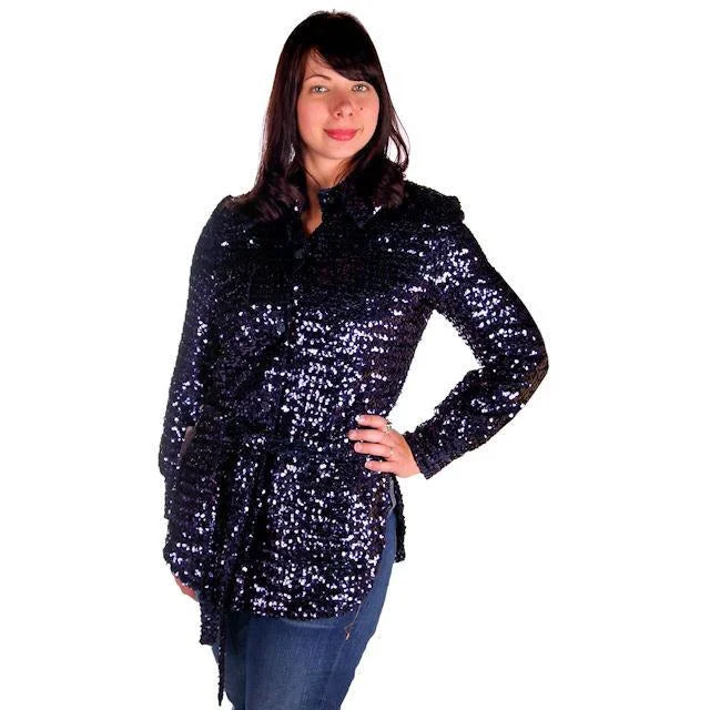 Vintage Purple/Blue Sequins Coat Saks Fifth Ave NOS 1970s Size 8 Printed unclassified dresses Vintage Purple/Blue Sequins Coat Saks Fifth Ave NOS 1970s Size 8 Printed unclassified dresses