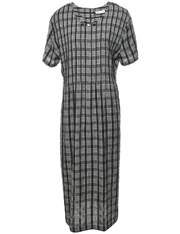 Checked Dress - L Anniversary unclassified dresses