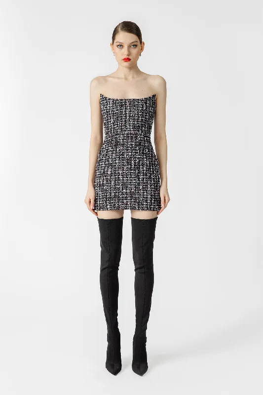 Alicia Tweed Mini Dress Best mini dresses for date night