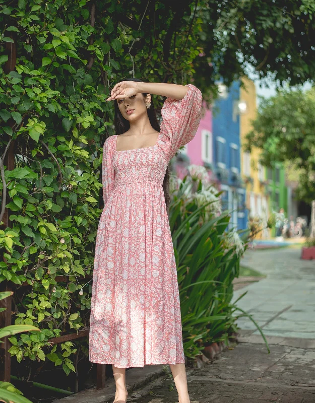 Alice 18 Rose Smoked Midi Dress Best midi dresses for plus size