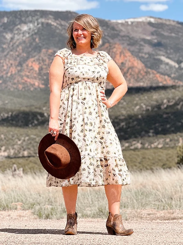 Dandelion Midi Dress Flowy midi dresses