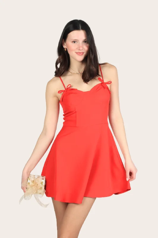 Carmen Mini Dress--Slim Fit Mini Skirt