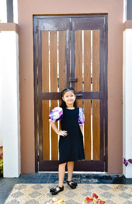 RIPPLE MiniMe Puff Sleeve Dress--Mini Skirt Classic